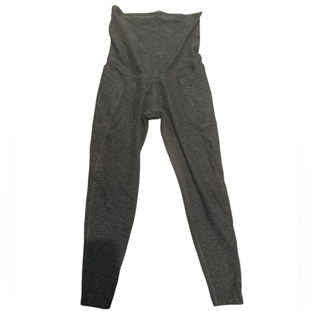 Beyond the Bump High-Waist Gray Maternity Leggings